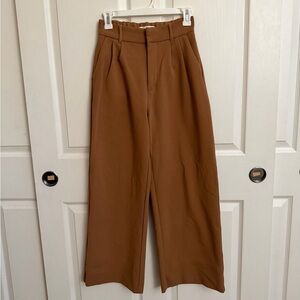 Abercrombie & Fitch Brown Wide-Leg Pants
